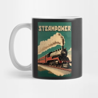 Vintage Steam Train Mug